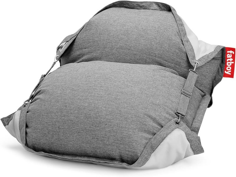 Fatboy Original Floatzac Floating Bean Bag, adjustable beanbag, Suitable for indoor and outdoor pool use, Water repellent fabric, Suitable for the Pool & Beach 134 x 185 cm (Rock grey) - Image 1